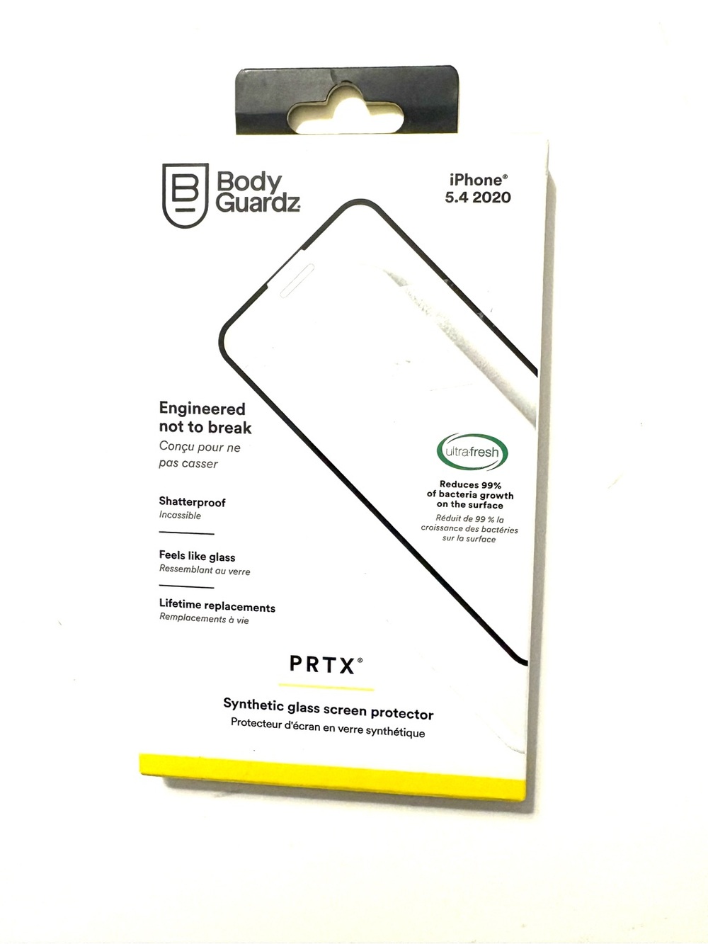 BodyGuardz apple iPhone 12 PRTX
Synthetic Glass Screen Protector